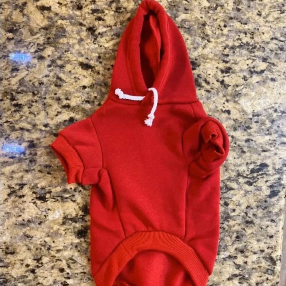 Red Dog Hoodie Size Medium NWT